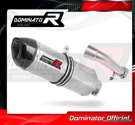 Dominator Εξάτμιση Τελικό HP1 S.Steel/Carbon End Honda CBR 500 R 2013 - 2015