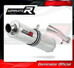 Dominator Εξάτμιση Τελικό Round S.Steel Honda CBR 500 R 2013 - 2015 Με Σιγαστήρα