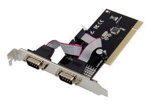 POWERTECH κάρτα επέκτασης PCI σε 2x serial ST320, WHC351Q