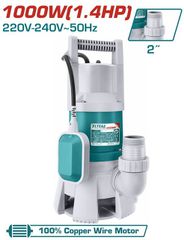 Αντλία Υποβρύχια Ακαθάρτων Υδάτων TOTAL 1000W 2" ( TWP810001 )