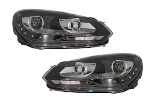 ΦΑΝΑΡΙΑ ΕΜΠΡΟΣ DAYLINE GOLF 6 VI VW Golf 6 VI (2008-2013) LED Daytime DRL GTI  WWW.EAUTOSHOP.GR