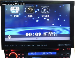 1 DIN DVD - USB - HD DIGITAL 800 X480!!!!!!!-thumb-4