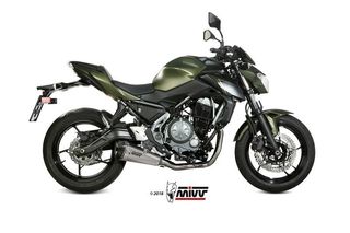 Mivv Ολόσωμη Εξάτμιση Delta Race S.Steel/Carbon End Kawasaki Z 650 2017 - 2023*