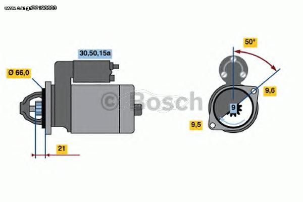 Μίζα Ανακατασκευης Bosch (0986012881090) SUZUKI SJ410 jeep