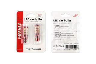 LED CANBUS T10e W5W 27xSMD 4014 12V www.eautoshop.gr