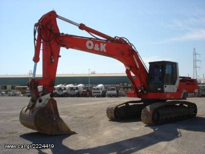 Εκσκαφέας Με Ερπύστριες O & K 2002 RH 9.5 NEW HOLLAND IVECO