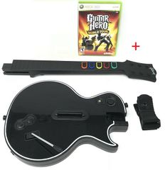 XBOX 360 GAME - Guitar Hero World Tour and Guitar Bundle Color Black