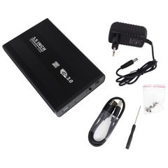 Εξωτερική Θήκη Σκληρού Δίσκου - External Case HDD Enclosure Serial ATA 3.5'' USB 3.0 Black με εξωτερική τροφοδοσία 12V ( Κωδ.1-PER0002 )