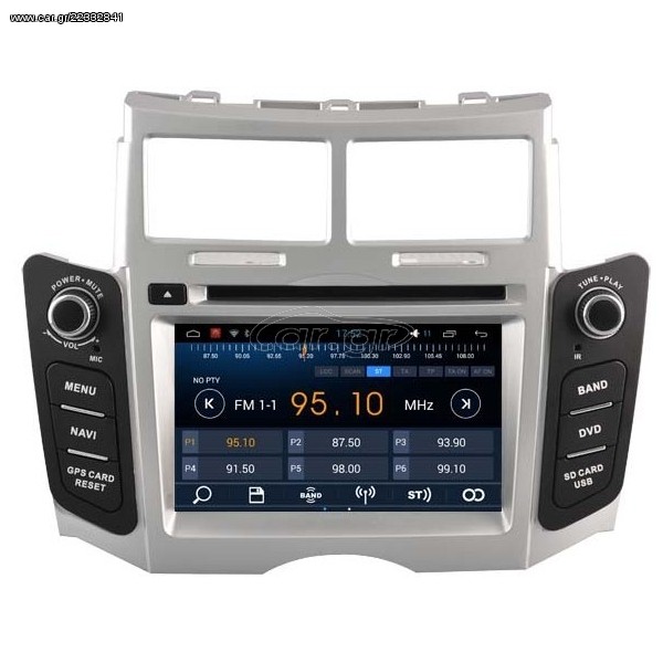 TOYOTA YARIS ANDROID MULTIMEDIA 2G 16G MEMORY BLUETOOTH ANDROID QUADCORE WWW.EAUTOSHOP.GR 