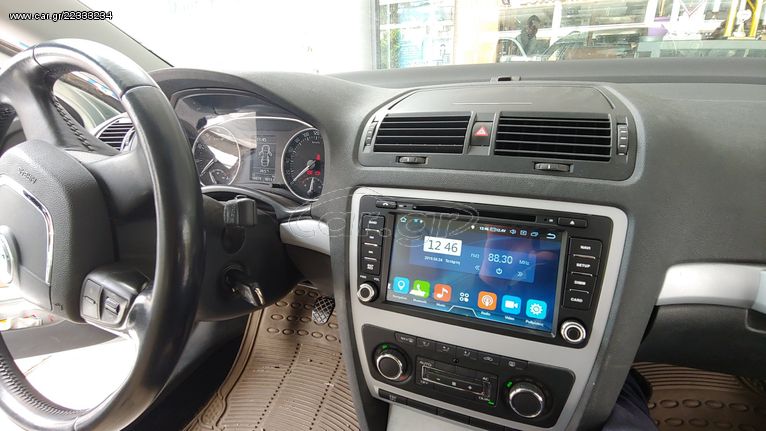 Skoda Octavia Scout οθονη Android 10 & Iphone -BLUETOOTH . CD-DVD- GPS -SD- dousissound.