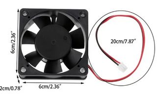 60 x 60 x 20 mm 12V Ανεμιστηράκι - wx6020ms model