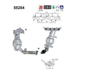 Καταλύτης FIAT PUNTO 1.2cc 16v  1999-2006      KARALOIZOS exhaust  