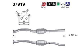 Καταλύτης AUDI A3 1.6 FSI 2003-2007        KARALOIZOS exhaust