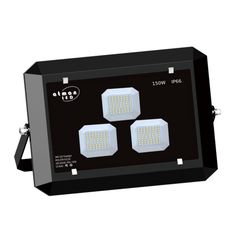 Atman 150W 3000K Προβολέας LED Με Μαύρο Περίβλημα FL-K-00073 - Θερμό (2000-3500Κ)