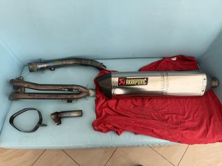  AKRAPOVIC RACING ME ΛΑΙΜΟ (ΤΙΤΑΝΙΟ) ΠΟΥΠΟΥΛΟ  ΓΙΑ ΤΜΑΧ 530 TMAX 500 