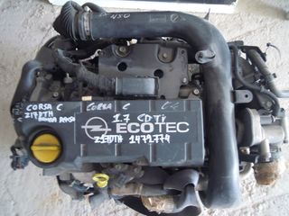 ΚΙΝΗΤΗΡΑΣ OPEL CORSA C-COMBO C-MERIVA-ASTRA <Ζ17DTH> 1.7 CDTI DIESEL 2000-2006 <INT 1>