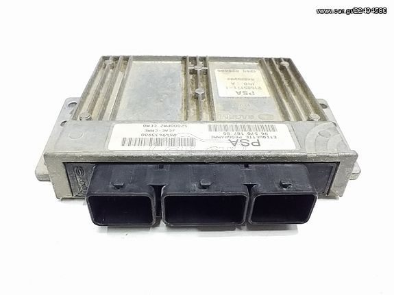 Εγκέφαλος Κινητήρα PEUGEOT PARTNER Mini Van 2002 - 2008 1.4  ( KFX (TU3JP),TU32  ) (75 hp ) Βενζίνη #9657018780