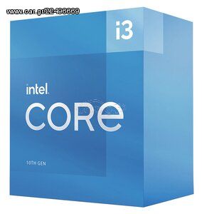 INTEL CPU Core i3-10105, 4 Cores, 3.70GHz, 6MB Cache, LGA1200