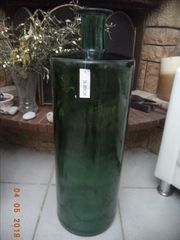 Νέο σχεδιαστή ιταλικό έγχρωμο γυάλινο βάζο (σκούρο πράσινο)