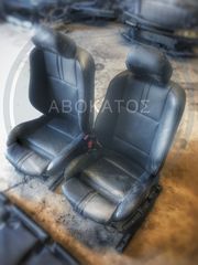 ΣΑΛΟΝΙ ΚΟΜΠΛΕ BMW X3 E83 ΜΑΥΡΟ ΔΕΡΜΑ BUCKET!!!!!