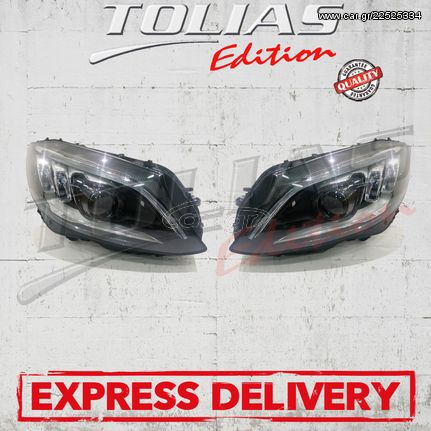 MERCEDES C CLASS W205,S205 & C205   HEADLIGHTS  Type FULL LED UPGRADE / ΕΜΠΡΟΣΘΙΑ ΦΑΝΑΡΙΑ 