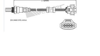 Αισθητήρας λάμδα OPEL AGILA  ΚΑΡΑΛΟΙΖΟΣ exhaust 