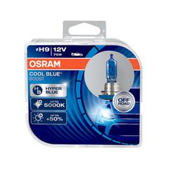 OSRAM 12V H9 75W +50% ΠΕΡΙΣΣΟΤΕΡΟ ΦΩΣ COOL BLUE BOOST® (62213CBB-HCB) 2τμχ