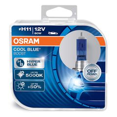 OSRAM 12V H11 80W +50% ΠΕΡΙΣΣΟΤΕΡΟ ΦΩΣ COOL BLUE BOOST® (62211CBB-HCB) 2τμχ