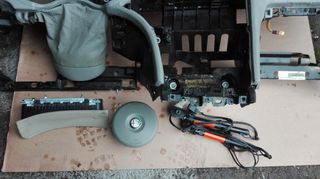 alfa romeo 159,σετ airbag,μπεζ χρωμα.[ταμπλο, εγκεφαλο, ζωνες , τιμονιου  , συνοδηγου, κουρτινα ,ποδιων.]