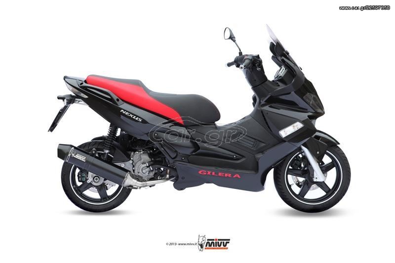 Car.gr - Mivv Ολόσωμη Εξάτμιση Stronger Black/Carbon End Gilera