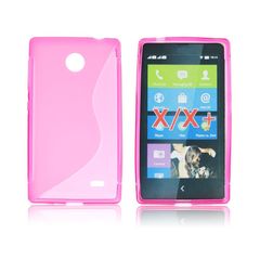 Θήκη Back Cover S-Line Forcell για Microsoft Lumia X (Ροζ)