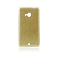 Θήκη Back Cover Jelly Case Leather Forcell για Samsung Galaxy S6 Edge (Χρυσό)