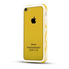 Θήκη Bumper Venum Pro Itskins για Apple Iphone 5C (Άσπρο/Κίτρινο)
