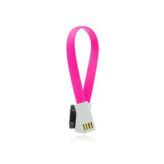 Μαγνητικό Καλώδιο ΟΕΜ USB σε Apple 30 pin Iphone 3 /4 (Ροζ)