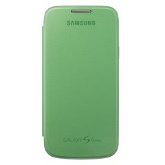 Original Flip Case EF-FI919BGEGWW Samsung Galaxy S4 Mini (I9190) green blister