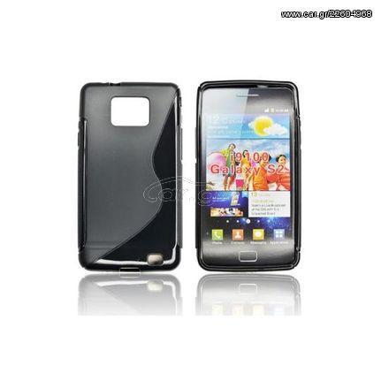 Θήκη Back Cover S-Line για  Samsung Galaxy S2 (I9100) (Μαύρο)