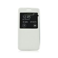 Forcell  θήκη κινητού S-View Flexi with window - SAMSUNG Galaxy Alpha G850 white