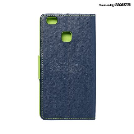 Fancy Book case for  HUAWEI P9 Lite navy/lime