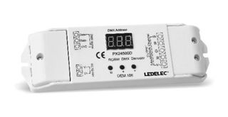 Electron Dimmable RGBW Controller 4 Καναλιών Για DMX Κονσόλες DEM.166 - Νίκελ