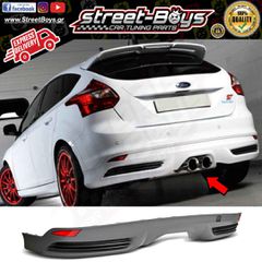 SPOILER ΔΙΑΧΥΤΗΣ [ST TYPE] ΠΙΣΩ ΠΡΟΦΥΛΑΚΤΗΡΑ FORD FOCUS MK3 (2011-2014) | ® StreetBoys - Car Tuning Shop