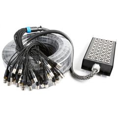 POWER DYNAMICS CONNEX STAGE SNAKE 24-In 4-out XLR 30m