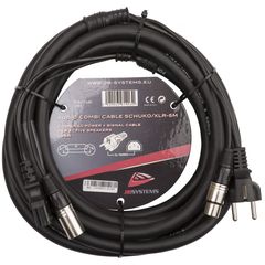 JBSYSTEMS AUDIO COMBI CABLE SCHUKO/XLR-5M