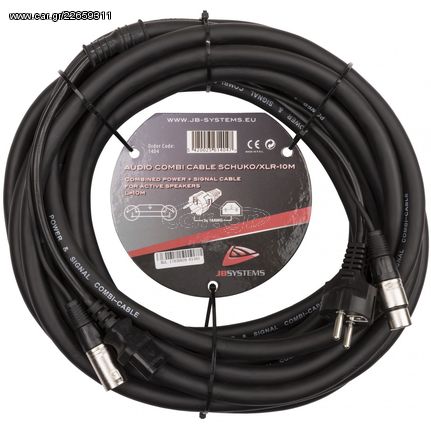 JBSYSTEMS AUDIO COMBI CABLE SCHUKO/XLR-10M