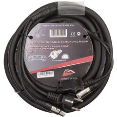 JBSYSTEMS AUDIO COMBI CABLE SCHUKO/XLR-20M