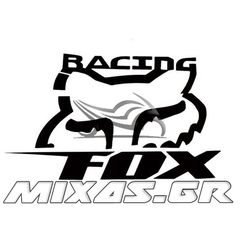 ΑΥΤΟΚΟΛΛΗΤΟ FOX RACING ΜΑΥΡΟ