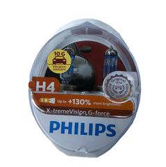 PHILIPS H4 12V 55W  X-TREME VISION G-FORCE +130% 12342XVGS2