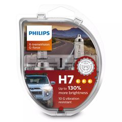 PHILIPS H7 12V 55W  X-TREME VISION G-FORCE +130% 2τμχ 12972XVGS2