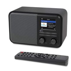 Ραδιόφωνο Ξύλινο Ocean Digital WiFi Internet Radio WR-330 Bedside Radio with FM Receiver, Subwoofer Speaker, 250 Preset Stations, Support UPnP & DLNA, 2.4"TFT Color Screen, Remote Control Alarm Clock