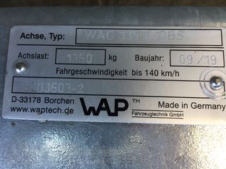 Τρέιλερ Σκαφών 2025 Άξονας WAP-thumb-2