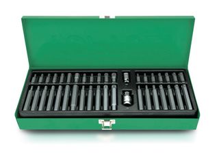 TOPTUL METAΛΛΙΚΗ ΣΥΛΛΟΓΗ ΜΕ ΜΥΤΕΣ KAΡΕ 10mm + ANTAΠΤΟΡΕΣ 3/8'' + 1/2'' 40 Pcs  (GAAD4002)